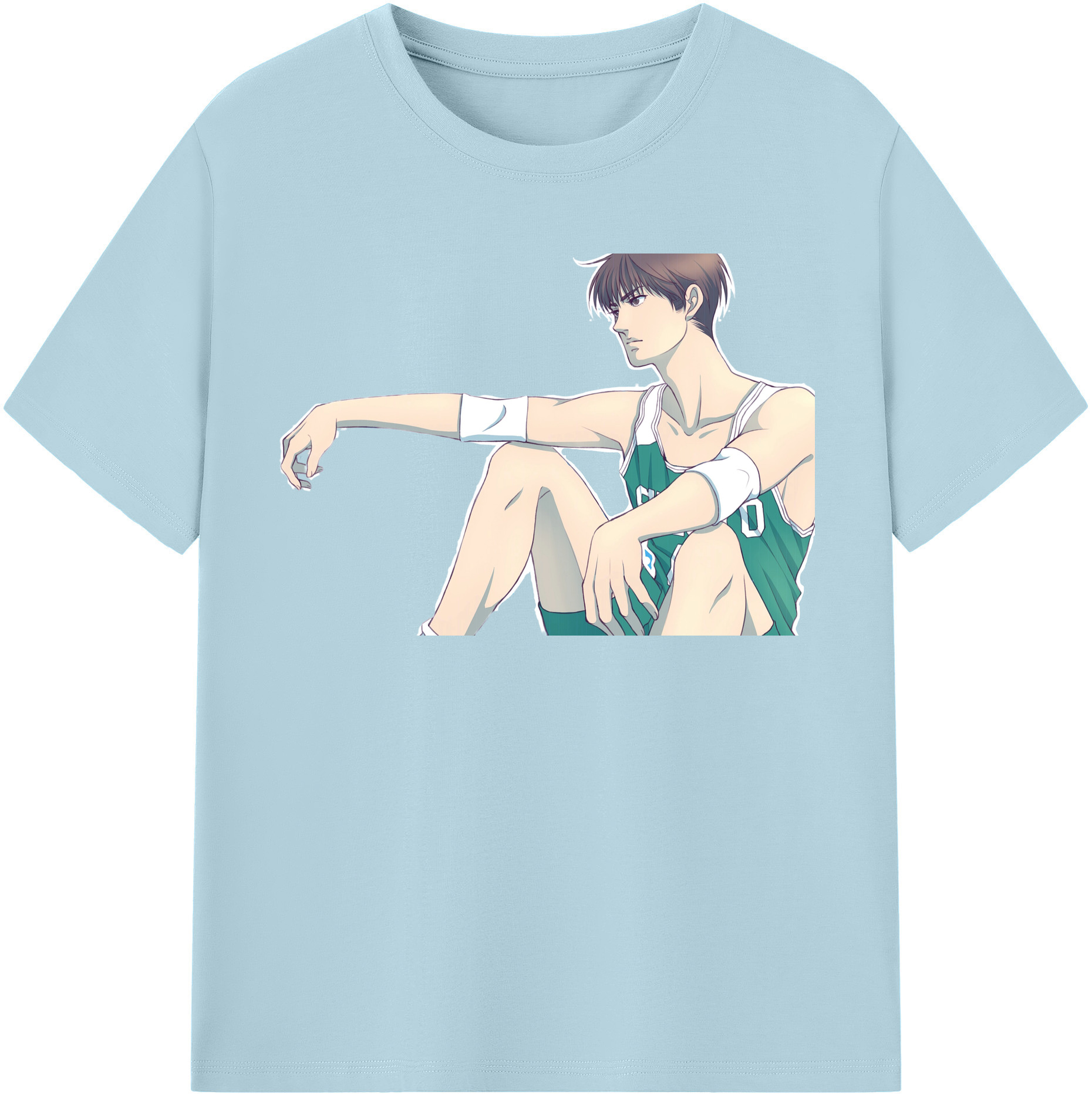 SLAM DUNK／スラムダンク 綿100％半袖Tシャツ（フロントプリント）